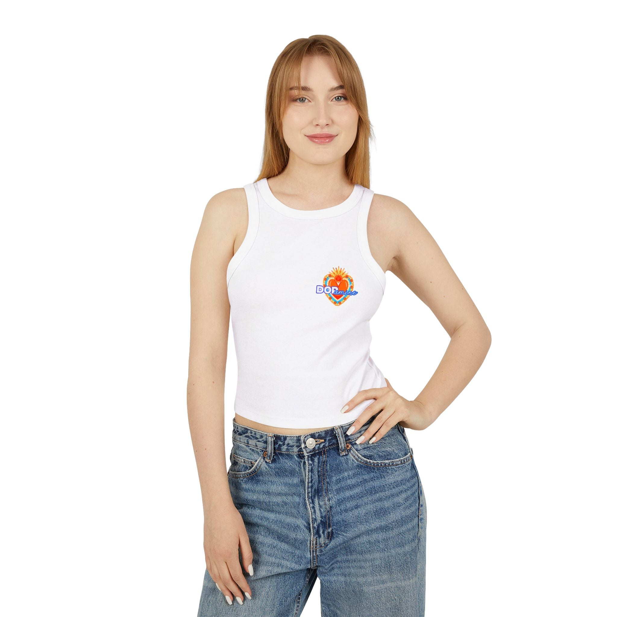 Dopamine Micro Rib Crop Top