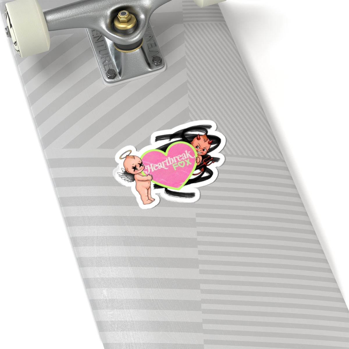 naughty & nice sticker